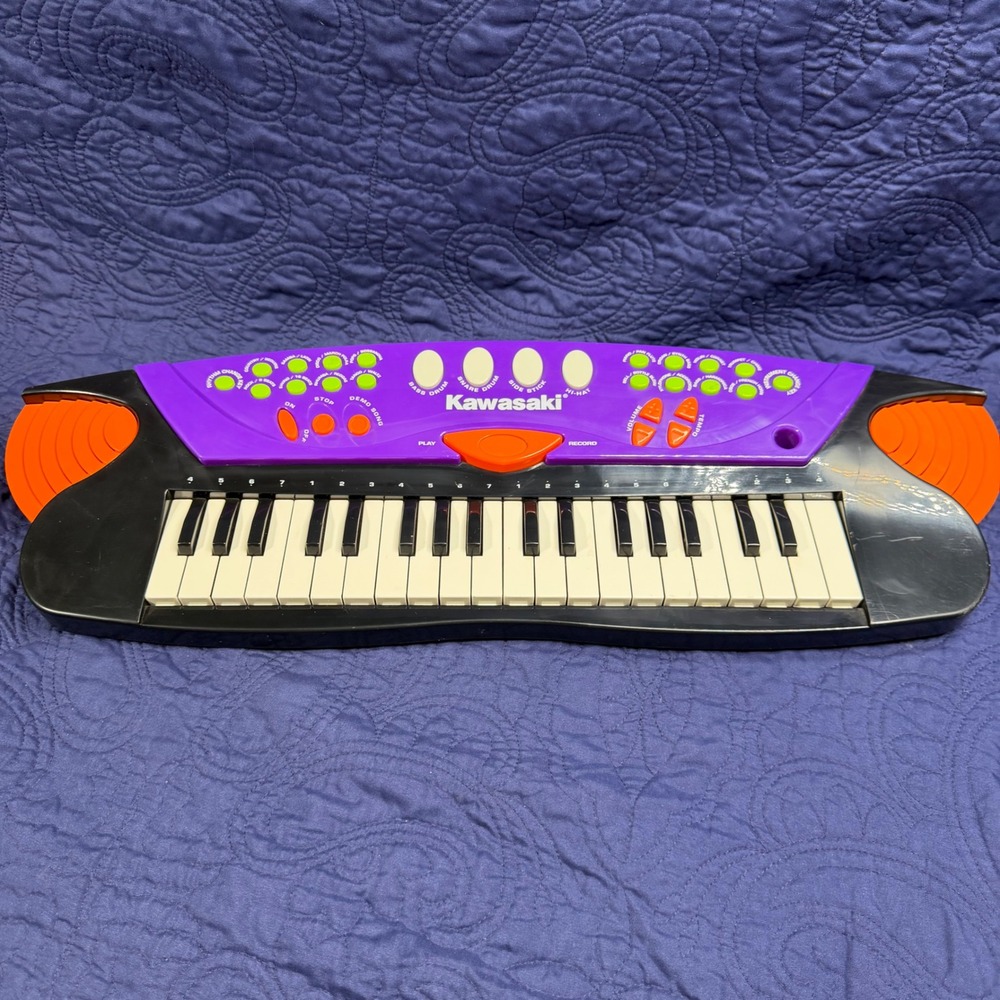 Vintage Kawasaki SS Music Keyboard Piano 37 Keys Tested Working!